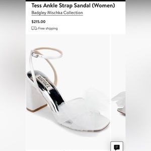 Badgley Mischka Tess Ankle Strap Heels